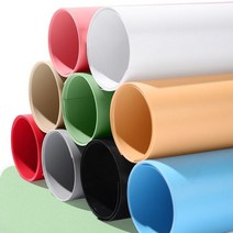 아이디어라떼 PVC 사진 촬영배경지 68x130cm 100x200cm, 배경지 오렌지 68*130cm(중)