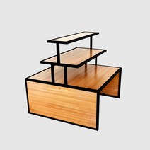 빵 진열대 진열장 매대 우드 베이커리 카페