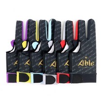 에이블 프로 중지 오픈형 당구장갑, 그레이