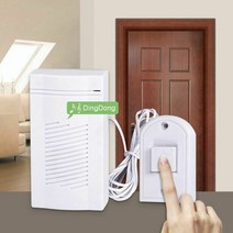 유선 초인종 게스트 웰컴 에너지 절약 도어벨 ECURITY 스마트 유선 초인종 키트 보안 초인종 버튼 에너지 절약 유선 도어벨, CHINA
