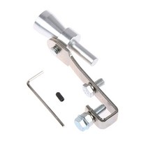 블로우 오프 밸브 1 pc 범용 자동차 크기 s 18mm 터보 사운드 휘슬 배기, 은