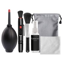 6 in 1 카메라 청소 키트 CCD 센서 렌즈 키보드 용 휴대용 저장 백이있는 전문 DSLR 렌즈 청소 도구, 1개