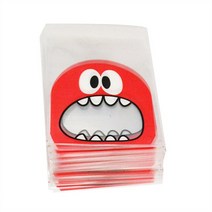 생일 축제 용품 50Pcs 귀여운 만화 동물 쿠키 캔디 가방 자기 접착 비닐 봉투 결혼식 비스킷 베이킹 선물 포장, [01] 7x7cm, [05] S05