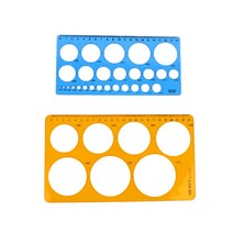 미립상회 원형 도형자 템플레이트 템플릿자 동그라미자 운형자 모형자 1P, 사이즈, 대