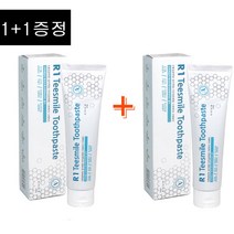 1+1증정 에이필드 알원 티 스마일 치약 200g+200g, 1개, 200ml