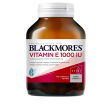 블랙모어스 비타민 E 1000IU 100정 / Blackmores Natural Vitamin E 1000IU 100 caps, 1개