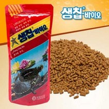 핑퐁 생칩 바이오 거북이사료170g 사료, 3개