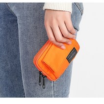 원두막 파고라 정자 일본 요시다 가방 패션 브랜드 미니 지갑 남성 및 여성용 클러치 나일론 천 짧은 동, 03 Army green