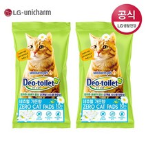 LG유니참 감자&amp 냄새 Zero 캣패드네츄럴가든향 10p x 2개, 단품, 단품