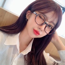 하리몽드 유니크 동글이 라운드 뿔테 안경테 (6color)