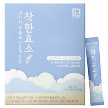 닥터랩스 착한 효소 15가지 국내산 곡물 발효 효소 식물 유래 식이섬유 아밀라이제 프로테아제 리파아제 혼합 유산균 프락토올리고당 대용량 스틱 파우치 블루베라맛 차전자피, 1박스, 60포