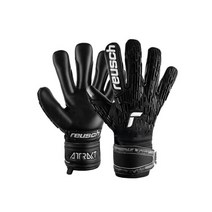 Reusch 루슈 아트락트 프리겔 인피니티 손가락 지지 골키퍼 장갑, 블랙/화이트, 7