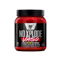비에스엔 BSN N.O.-XPLODE Vaso 운동 전 파우더 L-시트툴린 8g 및 베타알라닌 에너지 3.2g 맛: 정글 주스 24회 분량, 1.11파운드(1팩)
