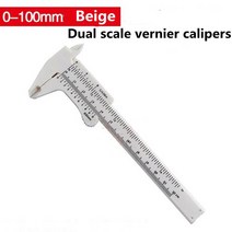 0-150mm DIY 도구 목공 금속 가공 배관 모델 제작 플라스틱 버니어 캘리퍼스 조리개 깊이 직경 측정 도구 328305, E