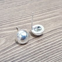 아름쥬얼리 하프 은볼 게르마늄 귀걸이 효능 게류마늄, 1개