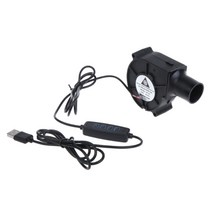속도 컨트롤러가있는 USB 5V 송풍기 팬 BBQ 요리를위한 2500rpm 터보 블로어, [01] FAN