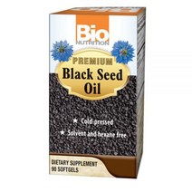 바이오 뉴트리션 프리미엄 블랙 씨드 오일 1000 mg 90 소프트젤