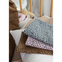 혜인천 20수 면 감성호피 원단 color 3종, 라벤더핑크