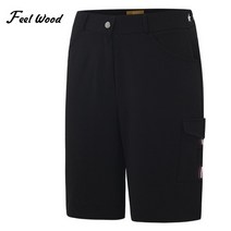 [필우드골프] 아웃포켓 허리밴딩 여성 골프 5부 반바지_100056