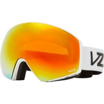 VonZipper 본지퍼 Jetpack Goggles VONZ08L 168899, White/Fire Chrome, One Size