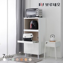 보루네오 레아 전자 렌지대 수납장 밥솥 레인지 오븐 에어프라이어 거래치대 장 선반 멀티 주방 부엌 가구 600, 아카시아