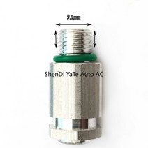 혼다 호환 자동차 용 컴프레서 안전 압력 릴리프 밸브 SUV 에어컨 냉각 펌프 A/C 수리 키트 9.5mm, 한개옵션0
