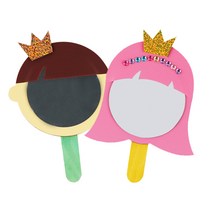 거울 만들기 2종 / 만들기놀이 나만의거울만들기 집에서거울만들기 아이들안전거울 유치원 문구용품, 공주거울 만들기