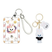 SKZOO ID 배지 홀더 팬용 키체인 포함 (KKT-BbokAri), Kkt-leebit