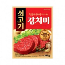 소문난 쇠고기 감치미 300g 정원이샵 풍미엄 감칠맛업 캠핑조미료 한국전통요리 집밥 모에모에큥, 21개