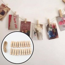 노끈사진걸이 인테리어사진걸이 사진집게 벽 폴라로이드사진걸이 사진꾸미기 벽사진걸이