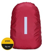 방수 레인 커버 야외 야간 여행 안전 반사 배낭 20L 30L 40L 50L 60L 캠핑 하이킹 등산 먼지 레인 커버, 10 Big red