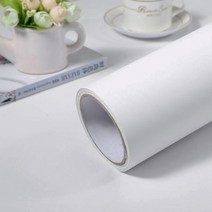 단색 자기 접착 비닐 벽지 거실 주방 캐비닛 가구 스티커 PVC 방수 대리석 연락처 용지, [04] 40cm x 8m, [17] Matt White