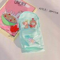 zhudo한인스풍 아이디어 가방 필통 소녀심 다용도 대용량 캔버스 필통 귀엽다 초몽 필통