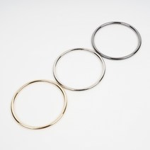 마크라메 통오링 금속고리 6cm, 흑니켈 [30833]