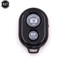 셔터릴리즈 카메라 리모컨 릴리즈 미니 무선 블루투스 호환 원격 제어 셔터 릴리스 버튼 IOS 안드로이드 전, 04 분홍색