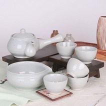 고백자 무지 5인 다기세트(8p)+PD235613EA, PND 본상품선택