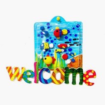 완구 만들기 웰컴여름 클레이 수족관 2매