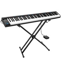 전자 피아노 88 건반 휴대용 스마트 디지털 피아노, 88건반스마트팔로우라이트버전+피아노스탠드