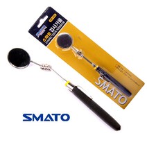 용접 검사거울 31mm 5단 거울 유리 용접거울 360도 회전 반사경 용접 결과 확인 거울 접이식 길이 확장 조절