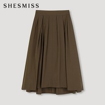 [쉬즈미스(SHESMISS)] [쉬즈미스] 언밸런스 헴 스커트_SWWSKO12010_BR
