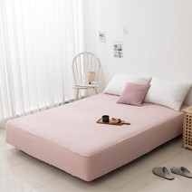 진드기 차단 나노 워싱 홑겹 침대보 매트리스커버 싱글 110cmx200cm