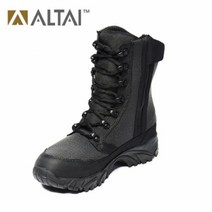 방수 밀리터리등산화 집업 택티컬부츠, BLACK