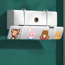 GOOD HOME 에어컨윈드바이저 벽걸이에어컨바람막이 에어컨 바람막이, 무지개곰이요
