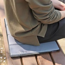 사이클 등산 낚시 3단 접이식 방수방석 여행 나들이 접이식의자 선물, 그레이