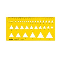 송화 템플릿자 107 템플렛 모형자, 원형(101)