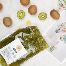 지투지샵 수제청 키위청 500g 큐브x1 파우치포장