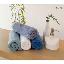 송월타월 프리미엄 오션40 타월 170g 30수 코마사, 라이트그린, 5개