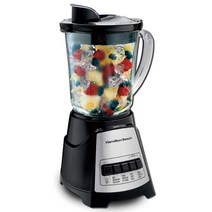 [이라운드몰]해밀턴 비치 파워 엘리트 블렌더 퓌레용 12기능 및 아이스 크러시 2550g, 블랙