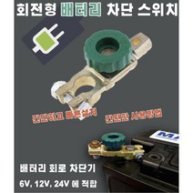 new 카스토리 자동차 메인차단기 밧데리 차단 6V-26V, 타입