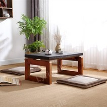 나주소반 좌식테이블 다도상 전통찻집카페 전통, 80cm 라이트브라운